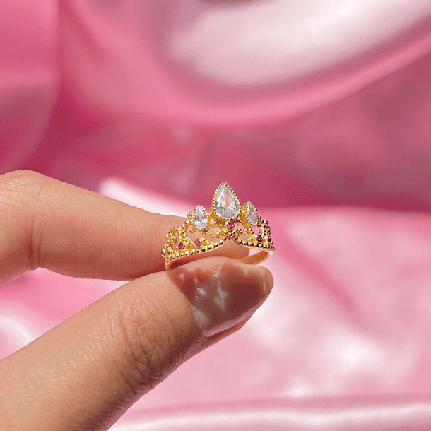 ANILLO PRINCESS RAPUNZEL (AJUSTABLE) + CAJA DE LUJO GRATIS