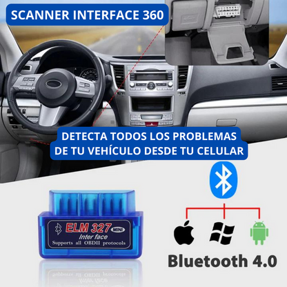 INTERFACE SCAN 360 | DETECTA LOS PROBLEMAS DE TU CARRO SIN IR AL MÉCANICO🛠️